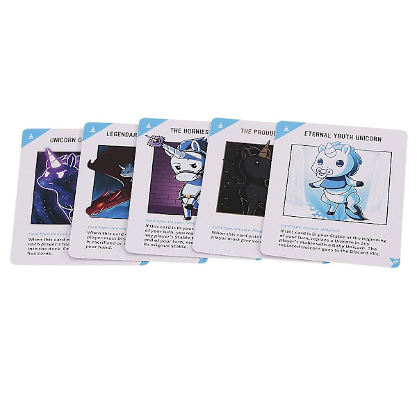 Unstable Unicorns Kickstarter Exclusive Korttipeli Juhlapelin Korttipeli Korttipeli Lapsille