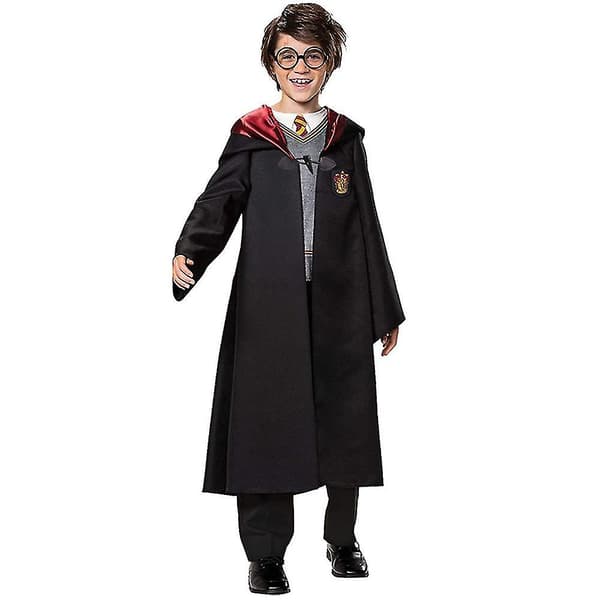 Harry Potter Hermine Grang Gryffindor Uniform Kostyme for Gutter & Jenter Gutt BOy 5-7 Years