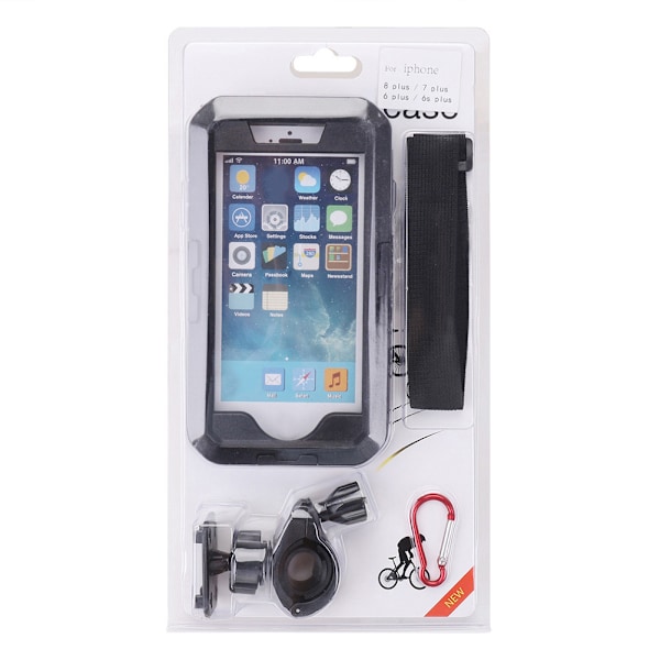 Motorcykel Telefonhållare Ställ Fodral för iPhone Samsung Vattentätt Fodral (för iphone6S 7/8 (PLUS))