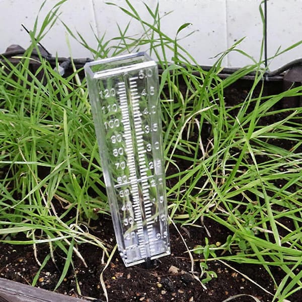 120 ml regnmätare med dubbelskala, plastregnmätare, utomhusmätare