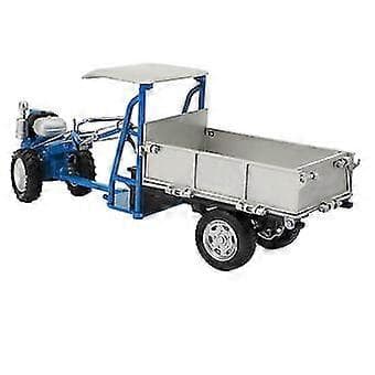 Simulerings Landbrug Gående Traktor Legering Statisk Landbrugstraktor Model Legetøj til Børn - Blå