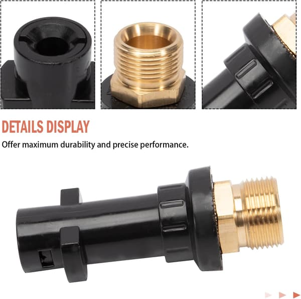 M22 Højtryksrenser Adapter Fitting Til Karcher K2 K3 K4 K5 K6 K7 Serie Tilbehør Reservedel