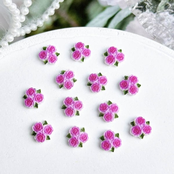 Kynsien koristelu Flatback-koriste ROSA Pink #2