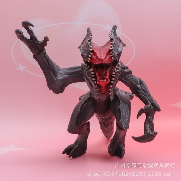 Pacific Rim Wanderer Docka Vit Orm Hat Lingbei Sköldpadda Lie Huvud Mecha Monster Docka Modell Ornament Pacific Rim - Velociraptor