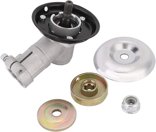 Kompatibelt gresstrimmerhode for ugress, gresstrimmertilbehør, strengtrimmer, gresstrimmer, børstekuttertilbehør, 28 mm, 9 tenner, solid aluminium