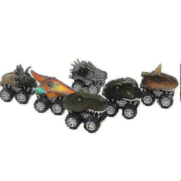 Simulerings Dinosaur Legetøj Træk Tilbage Bil Tyrannosaurus Model Legetøj Racing Børnelegetøj