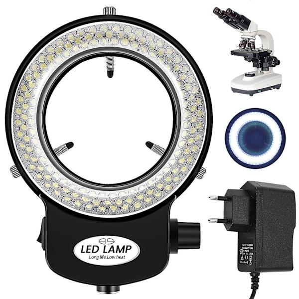144 LED miniscope ringlys ringlys 0 - 100% justerbar lampe til miniscope ringlys