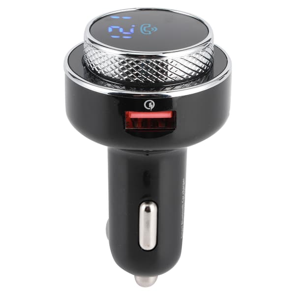 Bil MP3 Bluetooth Musikafspiller Bærbar Auto FM Transmitter QC3.0 Bil Hurtigoplader