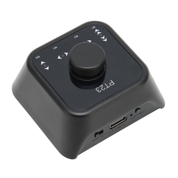 Bluetooth Sidevender Pedal Genopladelig Trådløs Multimediekontrol Tastkontakt til Computer Telefon Sort 0.1