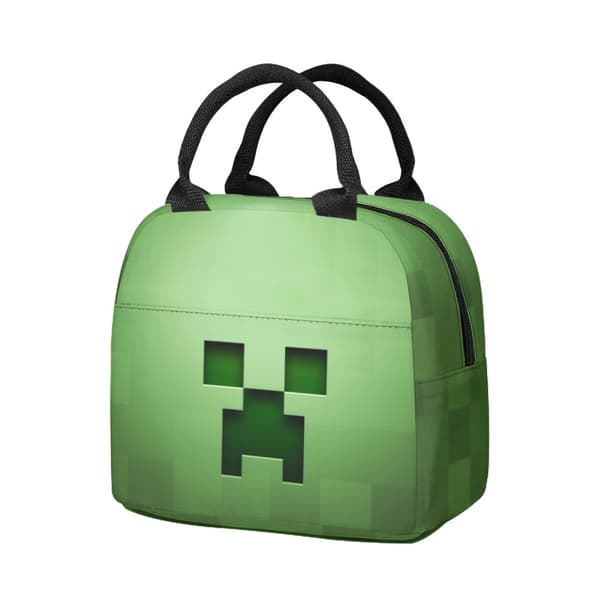Minecraft matboks bærbar måltidsveske student barn campus matboks mat isolasjon matboks Style 6