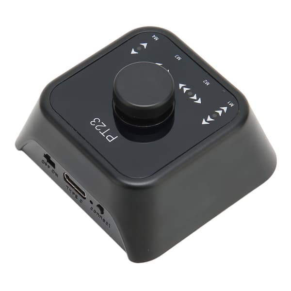 Bluetooth Sidevender Pedal Genopladelig Trådløs Multimediekontrol Tastkontakt til Computer Telefon Sort 0.1