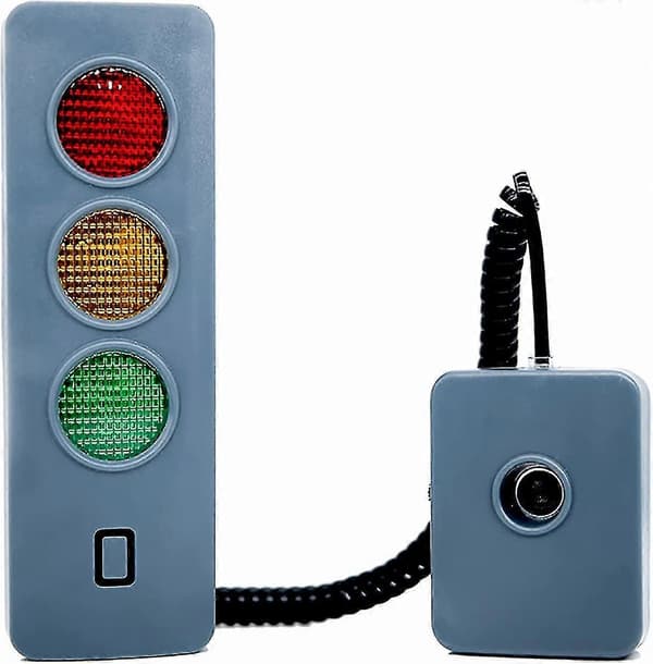 Parkeringssensor til garage, LED-advarselslys, Parkeringssensor, LED-stopskilt med justerbar højde