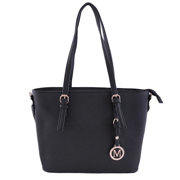 Medium handväska Black Svart