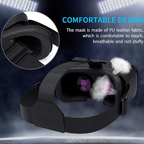 VR Briller Virtual Reality Briller Kompatible med IPhone &