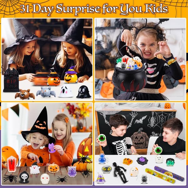 Halloween-joulukalenteri, 31 päivän ei-karkki laskentakalenteri