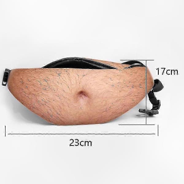 Waterproof PU Fanny Pack with 3D Design, Hands-Free Storage with Large Capacity for Everyday Use 1-medium hair