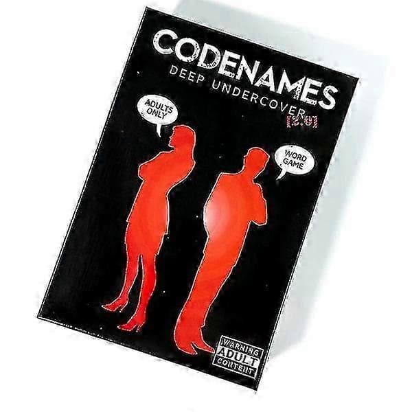 Lark & Clam Codenames Deep Undercover 2.0 - Brætspil til voksenfester, Limited Edition [HK] Orange