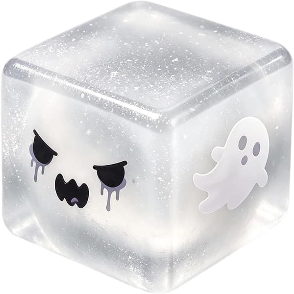 Maltose Squeeze Cube Leketøy - Stresslindrende Sensorisk Fidget med Sakte Retur for Angstlindring Orange Block Ghost