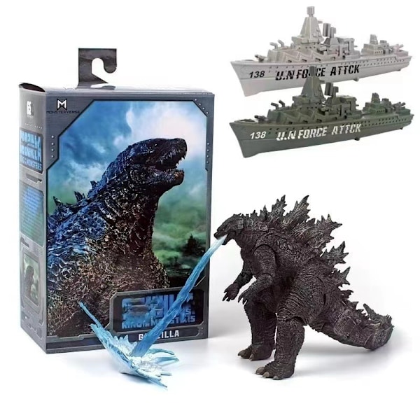 Godzilla mot Kong leksaksfigur, rörliga leder Godzilla actionfigur black