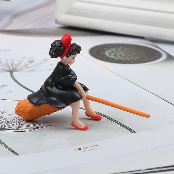 5 stk. Kiki's Delivery Service modellegetøjsfigurer modeldekorationslegetøj til børn