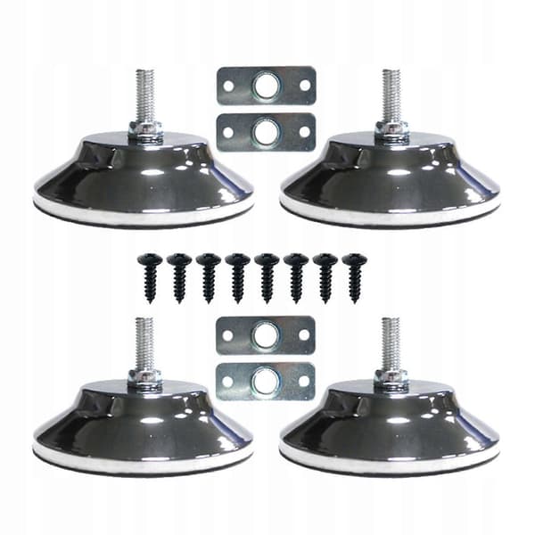 4x Kraftige Nivelleringsføtter for Biljardbord