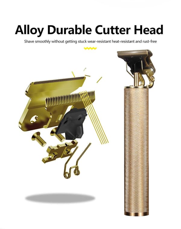 Professionell Skäggtrimmer - Guld 4 delar