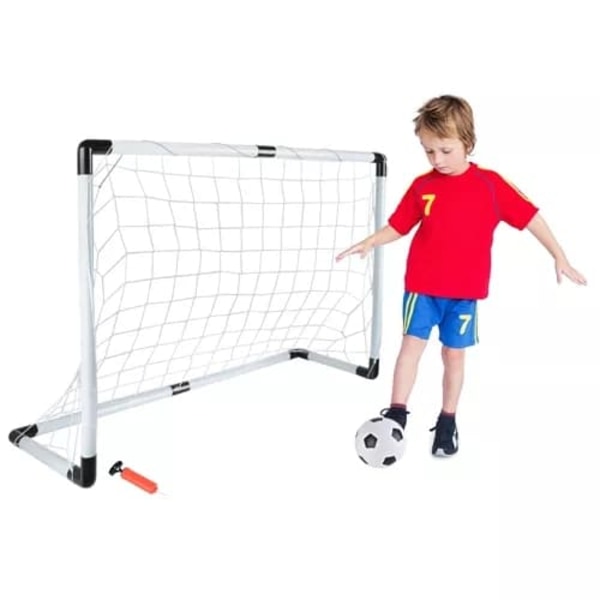 Jalkapallomaali lapsille - Sisältää pallon ja pumpun