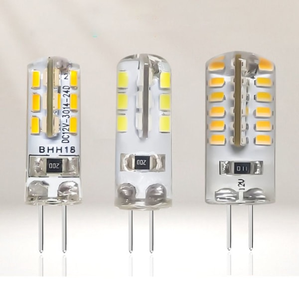 10ST G4 LED-pære COB LED-pære HVIT 4W 4W hvit