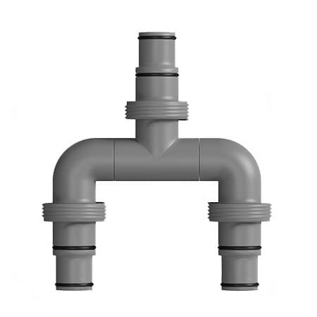 2-delt poolslangefitting, poolfilterfitting, vedligeholdelsestilbehør, forbindelsesværktøjer, tætninger, kugleled til swimmingpools