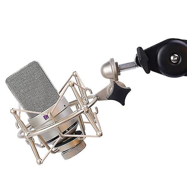 TLM103 Mikrofon Shock Mount Justerbart Monteringsopptak Mikrofonstativ Metallbrakett Pod Mikrofon Sta