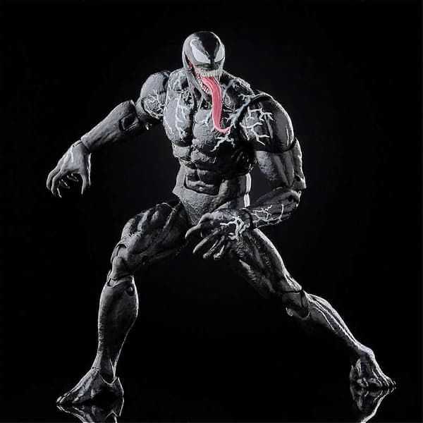 7' Venom Actionfigur med vingar och fästen Rörlig Venom Figur Leksak, Kampanj