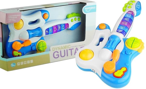 Interaktiv leksak för spädbarn och småbarn BABY GITARR