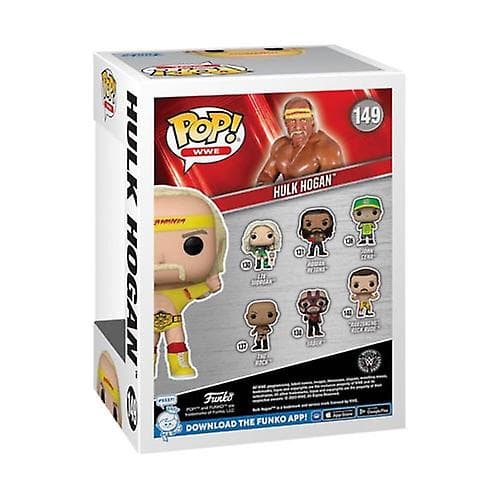 Offisielt lisensiert Funko WWE Hulk Hogan Pop! vinyl actionfigur