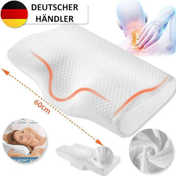 Ortopedisk viskoelastisk nackkudde nackstödskudde memory foam
