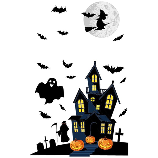 Halloween Window Stickers Decorations - Halloween Removable