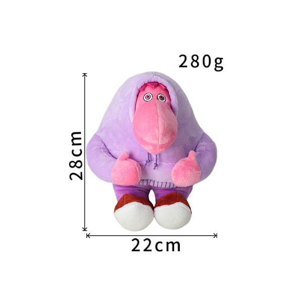 Ny Inside Out 2 mjukisdjur Inside Out Plyschleksak Docka Animation Periferi Yellow Girl OPP packaging
