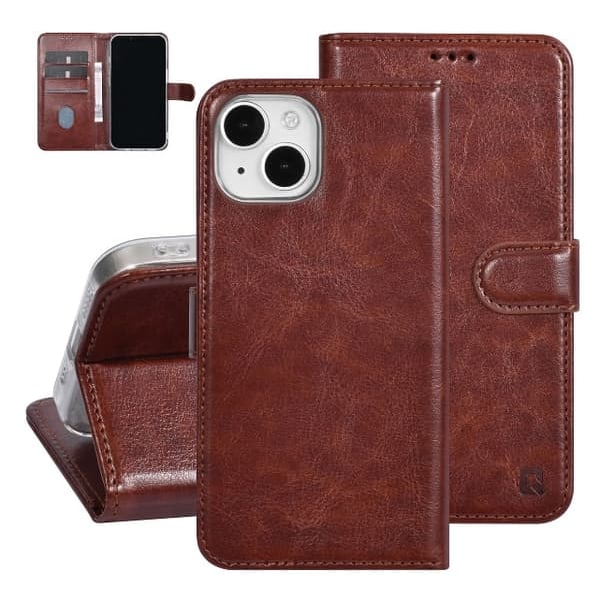 Kotelo iPhone 15 Mocha Mousse Ruskea
