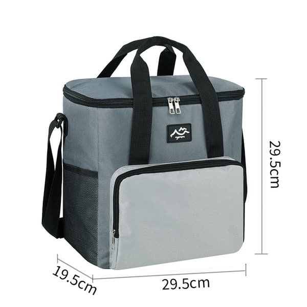 Firkantet matpose, bærbar isolert campingveske, matboks/matvarmer. Coffee