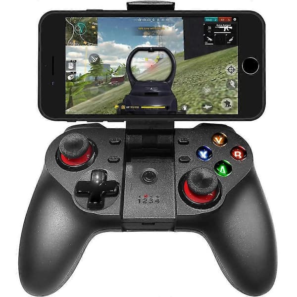 Oppgradert Mobil Spillkontroller, Trådløs Bluetooth Gamepad Joystick Multimedia Spillkontroller Kompatibel med iOS Android Perfekt for De Fleste Spill
