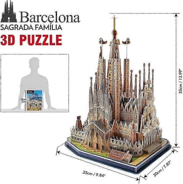 National Geographic 3D Puzzle Arkitekturmodel