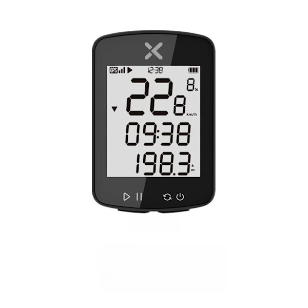 GPS-pyörätietokone 40 h akun kesto 2,6'' näyttötuki