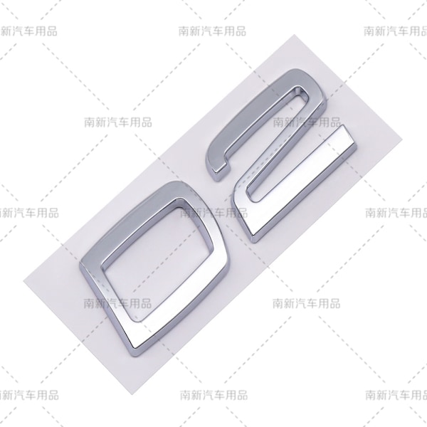 D2 D3 D4 D5 D6 D7 D8 -merkki sopii Volvon muokattuun autoon, iskutilavuuden takaluukun digitaalinen englanninkielinen D4-Silver