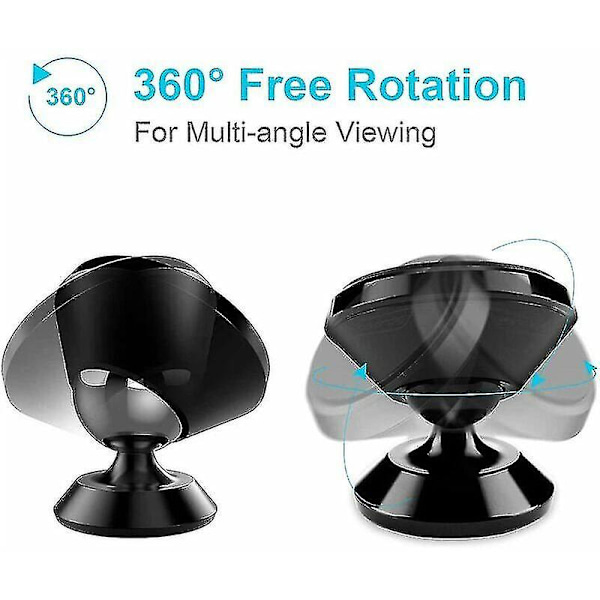 Biltelefonhållare, [2-pack] Universal Biltelefonhållare 360 Graders Rotation Hög Kvalitet