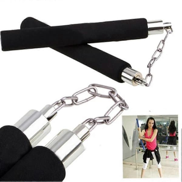 Holdbar metalkæde Martial Sponge Nunchaku Show