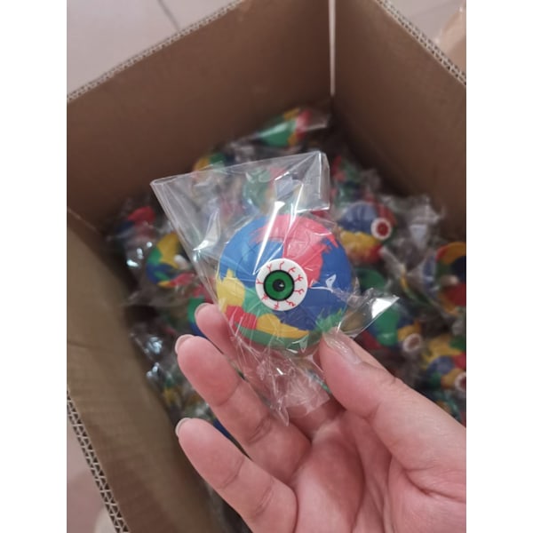 Amazon heta säljande gummi dekompression rolig studsande skål miljövänliga roliga prylar barns dekompression ventilationsleksaker Blister Packaging