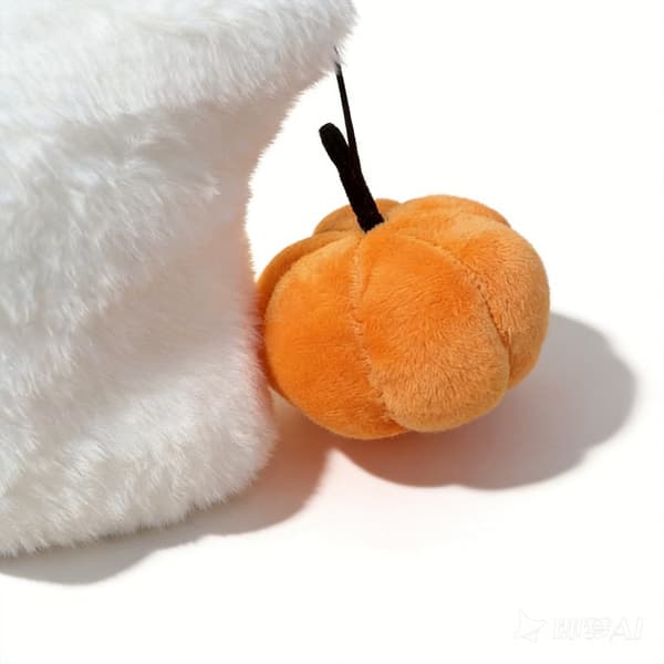 Halloween Græskar Spøgelse Plyslegetøj Sjovt Spøgelse Alf Holder Græskar Julepynt Dukke Pude White 40*36cm
