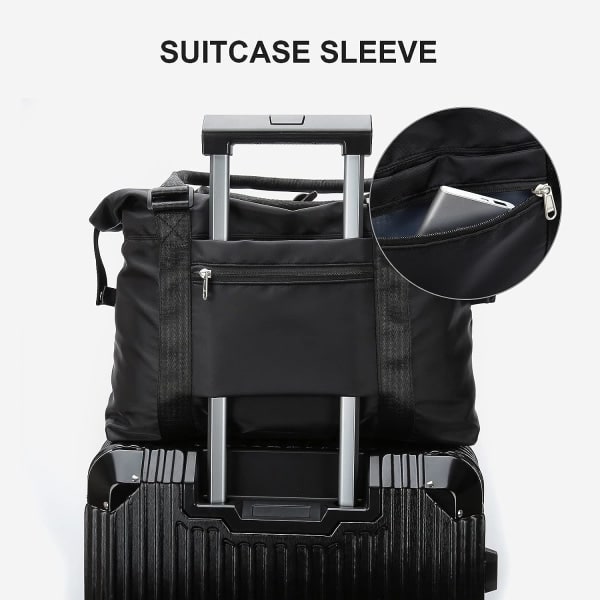 IC Sports Reisebag Stor Gymbag for Kvinner, Weekendbag Håndbagasje for Fly, Strandveske Dame Overnatting Bag