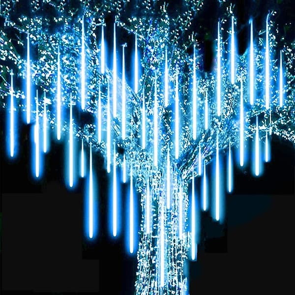 LED Fallande Regn Ljus 30cm 8 Rör 144 LED Utomhus Iskristaller