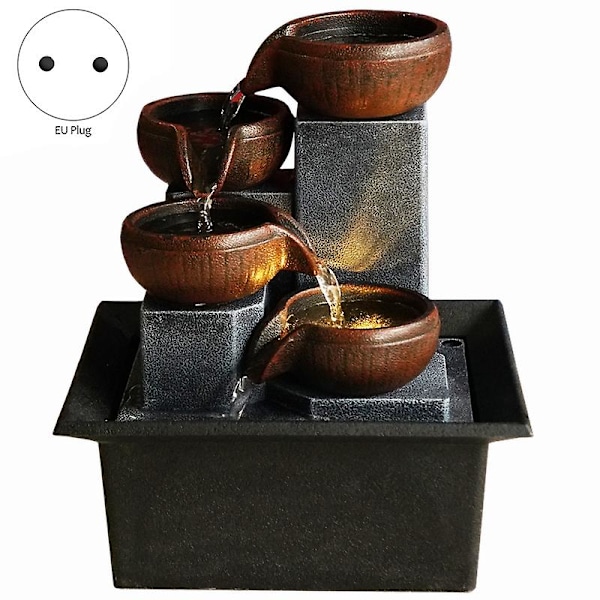 Bordfontene Ornamenter Hjem Hage Dekor Stein Fest Vannfontene Håndverk Gaver Skrivebord D