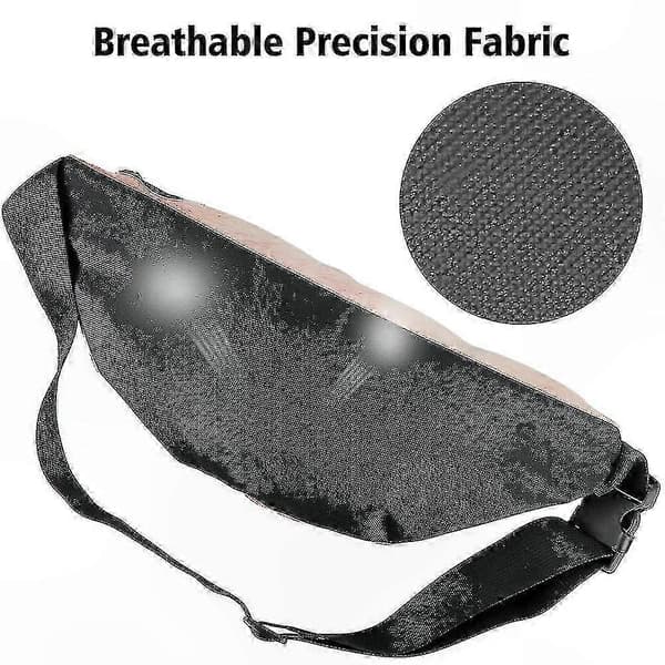Waterproof PU Fanny Pack with 3D Design, Hands-Free Storage with Large Capacity for Everyday Use 1-medium hair